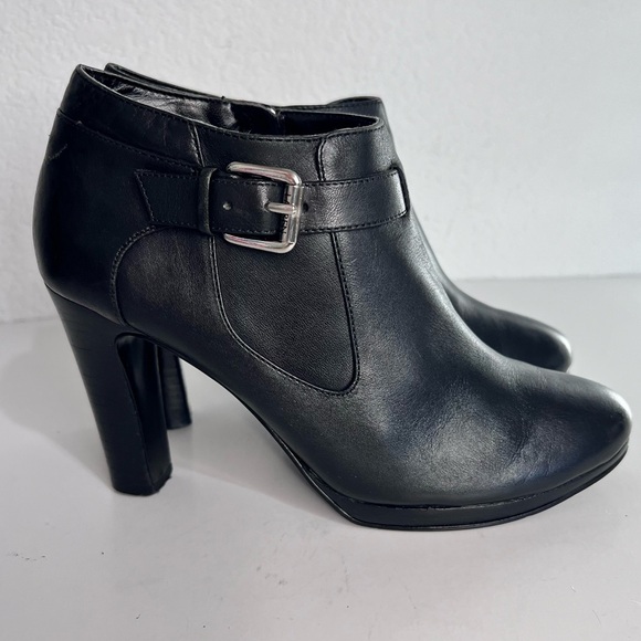 LAUREN by #RALPH LAUREN#  Black 🖤 Ankle Dress Booties - Picture 2 of 16